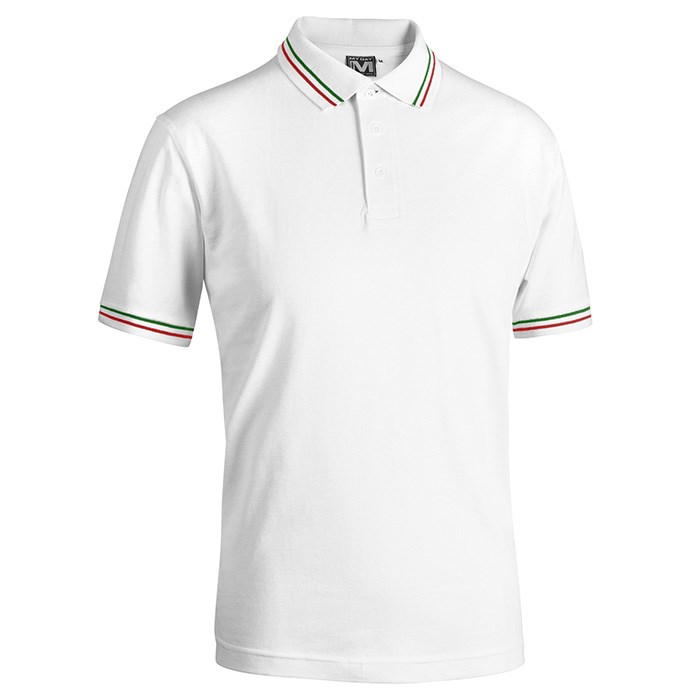 POLO CON DETTAGLI TRICOLORE